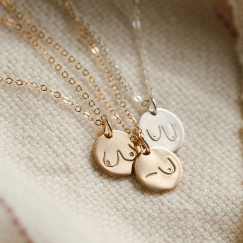 Boobs Body Positivity Feminine Cute Charm Necklace